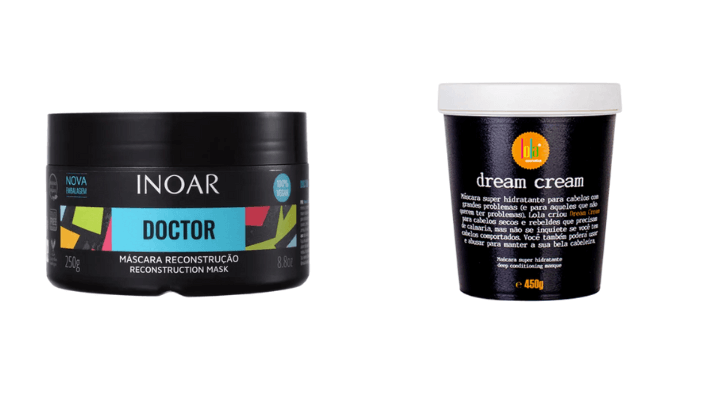 máscaras de reconstrução capilar