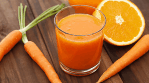 suco de cenoura para crescimento do cabelo