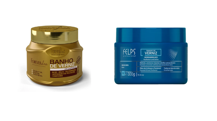 Banho de brilho no cabelo