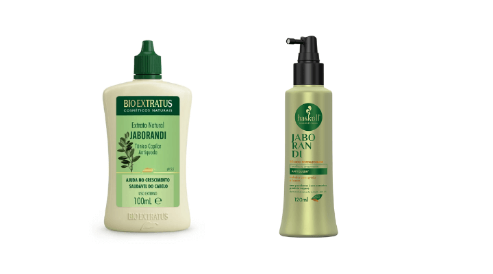 tônico de jaborandi no cabelo