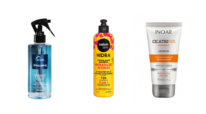 produtos anti frizz para o cabelo