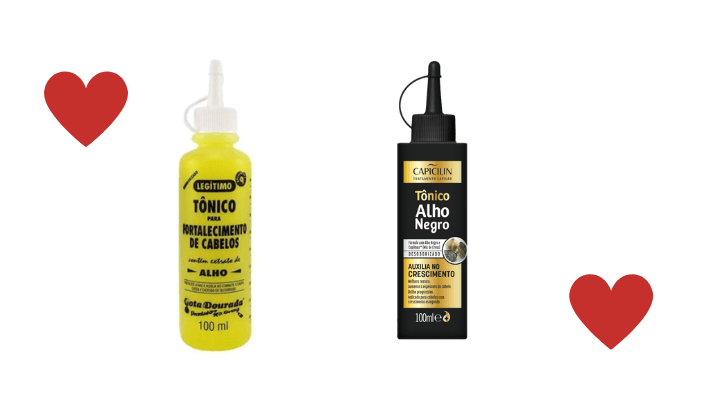 tônico de alho no cabelo