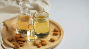 óleo de amêndoas no cabelo
