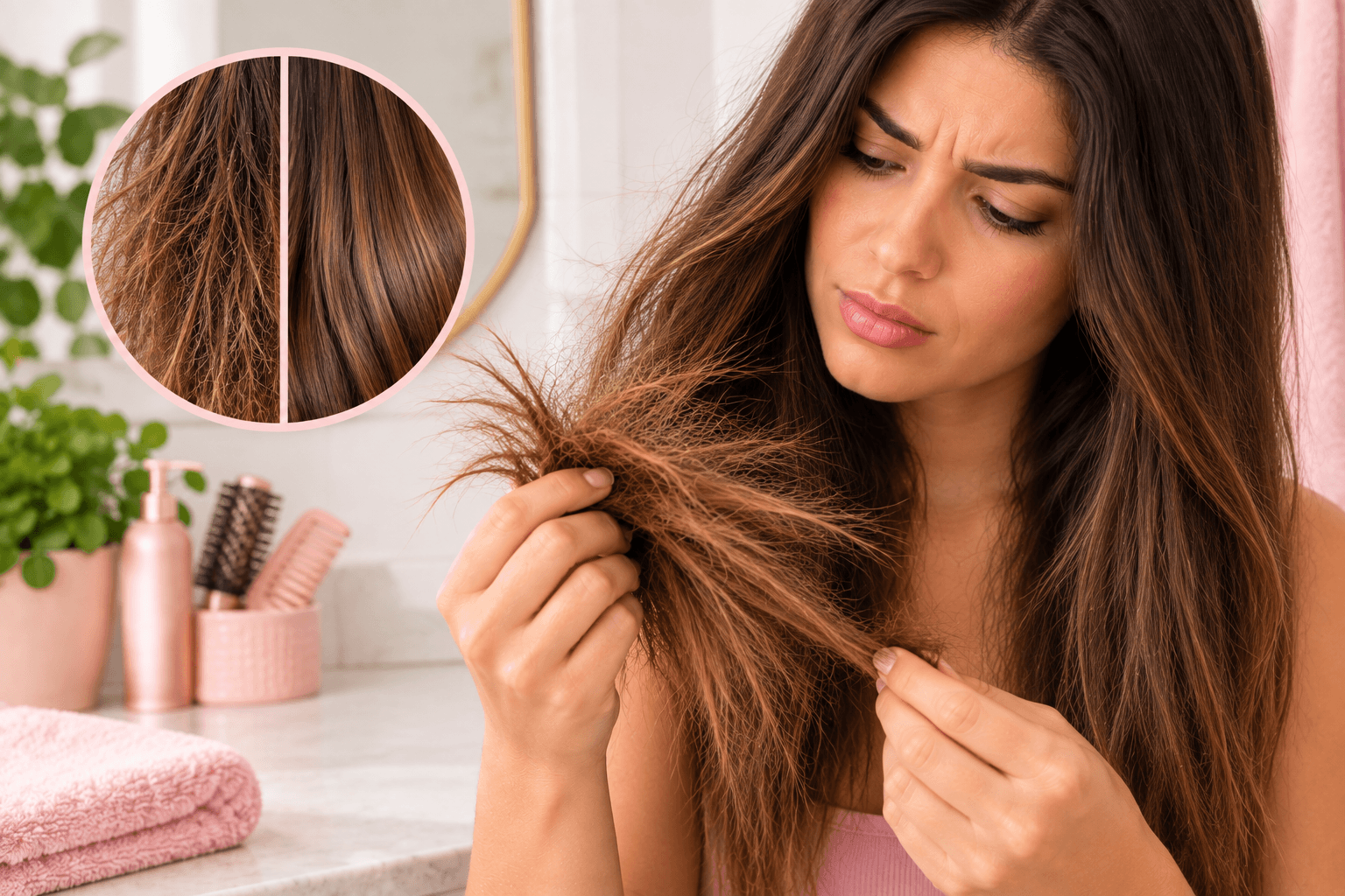 cabelo ressecado como tratar